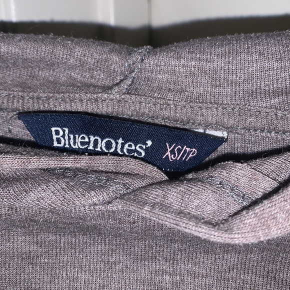 Bluenotes lightweight soft hoodie (Grey) - XS - Picture 2 of 2